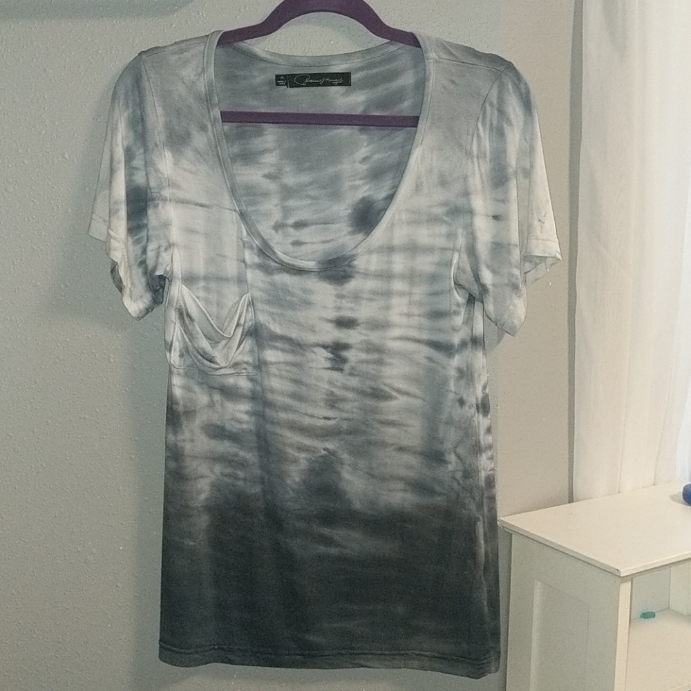 Patterson J Kincaid modal tie dye shirt sleeve top